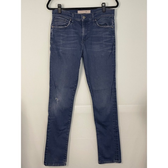 Joe's Jeans Denim - Joes Jeans Women Gerald Dark Wash Slim Fit Denim Jeans Distressed Detail Size 29
